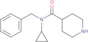 N-Benzyl-N-cyclopropylpiperidine-4-carboxamide