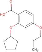 2-(Cyclopentyloxy)-4-propoxybenzoic acid