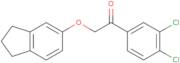 1-(3,4-Dichlorophenyl)-2-(2,3-dihydro-1H-inden-5-yloxy)ethan-1-one
