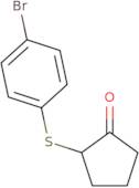 2-[(4-Bromophenyl)sulfanyl]cyclopentan-1-one