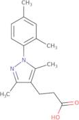 3-[1-(2,4-Dimethylphenyl)-3,5-dimethyl-1H-pyrazol-4-yl]propanoic acid