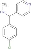 [(4-Chlorophenyl)(pyridin-4-yl)methyl](methyl)amine