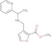 Methyl 3-({[1-(pyridin-2-yl)ethyl]amino}methyl)furan-2-carboxylate