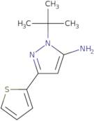 1-tert-Butyl-3-(thiophen-2-yl)-1H-pyrazol-5-amine