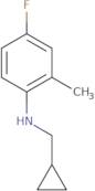 N-(Cyclopropylmethyl)-4-fluoro-2-methylaniline