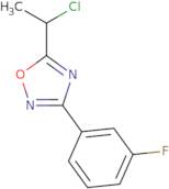 5-(1-Chloroethyl)-3-(3-fluorophenyl)-1,2,4-oxadiazole