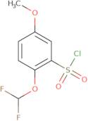 2-(Difluoromethoxy)-5-methoxybenzene-1-sulfonyl chloride