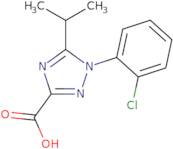 1-(2-Chlorophenyl)-5-(propan-2-yl)-1H-1,2,4-triazole-3-carboxylic acid