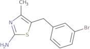 5-[(3-Bromophenyl)methyl]-4-methyl-1,3-thiazol-2-amine