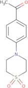 4-(4-Acetylphenyl)-1λ6-thiomorpholine-1,1-dione