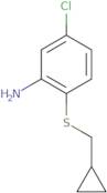 5-Chloro-2-cyclopropylmethylsulfanyl-phenylamine