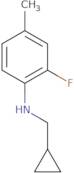 N-(Cyclopropylmethyl)-2-fluoro-4-methylaniline