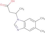 3-(5,6-Dimethyl-1H-benzimidazol-1-yl)butanoic acid