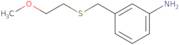 3-{[(2-Methoxyethyl)sulfanyl]methyl}aniline