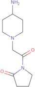 1-[2-(4-Aminopiperidin-1-yl)acetyl]pyrrolidin-2-one