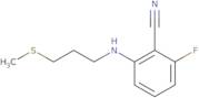 2-Fluoro-6-{[3-(methylsulfanyl)propyl]amino}benzonitrile