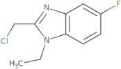 2-(Chloromethyl)-1-ethyl-5-fluoro-1H-1,3-benzodiazole