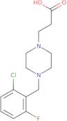 3-[4-(2-Chloro-6-fluorobenzyl)-piperazin-1-yl]propanoic acid