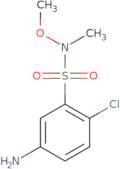 5-Amino-2-chloro-N-methoxy-N-methylbenzene-1-sulfonamide