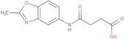 3-[(2-Methyl-1,3-benzoxazol-5-yl)carbamoyl]propanoic acid