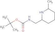 rac-tert-Butyl N-{[(2R,6R)-6-methylpiperidin-2-yl]methyl}carbamate