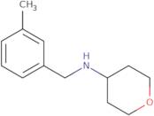 N-[(3-Methylphenyl)methyl]oxan-4-amine