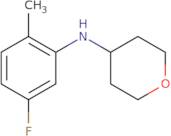 N-(5-Fluoro-2-methylphenyl)oxan-4-amine