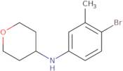 N-(4-Bromo-3-methylphenyl)oxan-4-amine