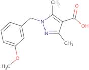 1-(3-Methoxybenzyl)-3,5-dimethyl-1H-pyrazole-4-carboxylic acid