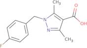 1-(4-Fluorobenzyl)-3,5-dimethyl-1H-pyrazole-4-carboxylic acid