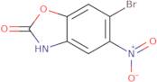 6-Bromo-5-nitro-2,3-dihydro-1,3-benzoxazol-2-one