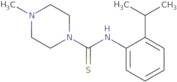 4-Methyl-N-[2-(propan-2-yl)phenyl]piperazine-1-carbothioamide