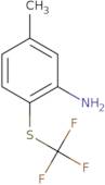 5-Methyl-2-[(trifluoromethyl)sulfanyl]aniline