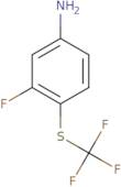 3-Fluoro-4-[(trifluoromethyl)sulfanyl]aniline