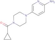 5-(4-Cyclopropanecarbonylpiperazin-1-yl)pyridin-2-amine