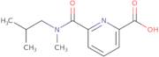 6-[Methyl(2-methylpropyl)carbamoyl]pyridine-2-carboxylic acid