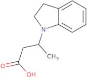 3-(2,3-Dihydro-1H-indol-1-yl)butanoic acid