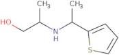 2-{[1-(Thiophen-2-yl)ethyl]amino}propan-1-ol