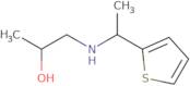 1-{[1-(Thiophen-2-yl)ethyl]amino}propan-2-ol