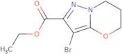 3-Bromo-6,7-dihydro-5H-pyrazolo[5,1-b][1,3]oxazine-2-carboxylic acid ethyl ester