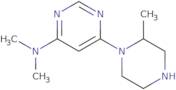 N,N-Dimethyl-6-(2-methylpiperazin-1-yl)pyrimidin-4-amine