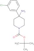 tert-Butyl 4-amino-4-(3-chlorophenyl)piperidine-1-carboxylate