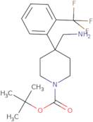 tert-Butyl 4-(aminomethyl)-4-[2-(trifluoromethyl)phenyl]piperidine-1-carboxylate