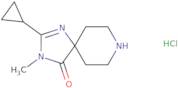 2-Cyclopropyl-3-methyl-1,3,8-triazaspiro[4.5]dec-1-en-4-one hydrochloride