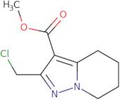 Methyl 2-(chloromethyl)-4H,5H,6H,7H-pyrazolo[1,5-a]pyridine-3-carboxylate
