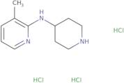 3-Methyl-N-(piperidin-4-yl)pyridin-2-amine trihydrochloride