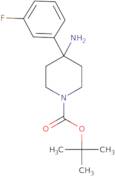 tert-Butyl 4-amino-4-(3-fluorophenyl)piperidine-1-carboxylate