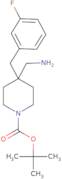 tert-Butyl 4-(aminomethyl)-4-(3-fluorobenzyl)piperidine-1-carboxylate