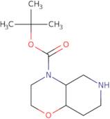 tert-Butyl 2,3,4a,5,6,7,8,8a-octahydropyrido[4,3-b][1,4]oxazine-4-carboxylate