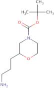 tert-Butyl 2-(3-aminopropyl)morpholine-4-carboxylate